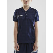 PRO CONTROL BUTTON JERSEY JR NAV/WHI 122