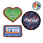 Gesublimeerde patch met merrow rand