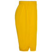 Basketshort voor heren Sporty Yellow S