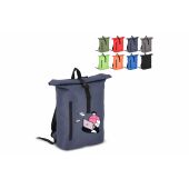 R-PET 600D Rolltop rugzak 20L - Zwart