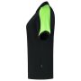 Poloshirt Bicolor Redefined Dames 206108 Black-Lime 3XL