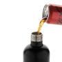 Soda RCS gecertificeerde gerecycled rvs drinkfles, zwart