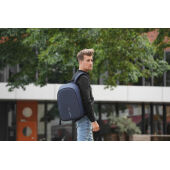 Bobby Hero Regular, anti-diefstal rugzak, donkerblauw, zwart