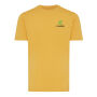 IQONIQ Brett gerecycled katoen t-shirt, ochre yellow (XXS)