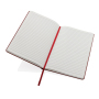 Impact hardcover steenpapier notitieboek A5, rood