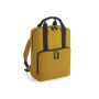 RECYCLED TWIN HANDLE COOLER BACKPACK, MUSTARD, One size, BAG BASE