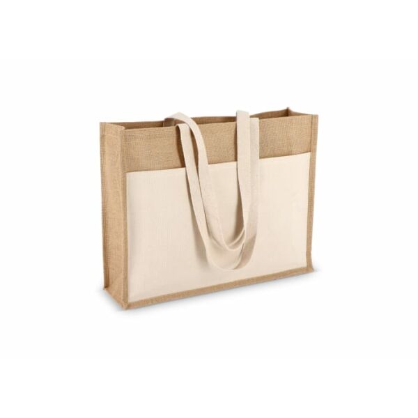 Jute Tote bag OEKO-TEX® 45 x 12 x 35cm 320g/m²