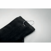 HITOWGO - Katoenen golfhanddoek - Zwart HITOWGO - Katoenen golfhanddoek - Zwart