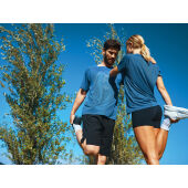 IQONIQ Tikal gerecycled polyester sneldrogend sport t-shirt, royal blue (XXS)