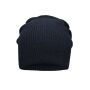 Knitted Long Beanie navy
