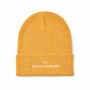 BEANIX - Gebreide muts met boord - Geel