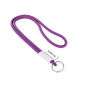 Polyester 2-kleurige koord-lanyard met full color label