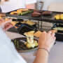 BOSKA Raclette Gourmet Party, 8 Personen (EU Type F), zwart