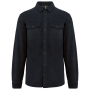 Overshirt van fleece met sherpavoering Navy / Storm Grey 3XL
