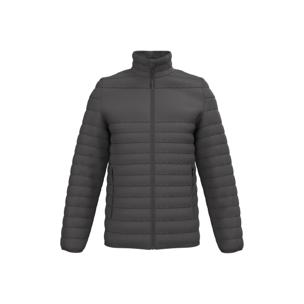 Gewatteerde heren donsjas Dark Grey 3XL Gewatteerde heren donsjas Dark Grey 3XL