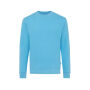IQONIQ Zion gerecycled katoen sweater, tranquil blue (XL)