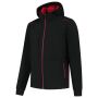 Softshell Capuchon Accent 402705 Black-Red XXL