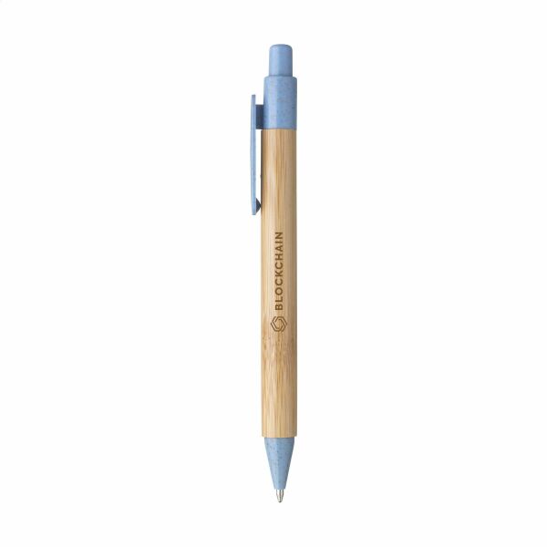 Bamboo Wheat Pen Kugelschreiber aus Weizenstroh - hellblau Bamboo Wheat Pen Kugelschreiber aus Weizenstroh - hellblau