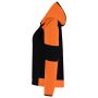 Softshell Capuchon Bicolor Redefined Dames 406119 Black-Orange XXL