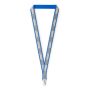 Polyester keycord met reflecterende overlay Polyester keycord met reflecterende overlay