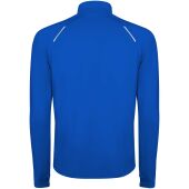 Estambul herensweater met lange mouwen en halve rits - Koningsblauw - 3XL