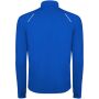 Estambul herensweater met lange mouwen en halve rits - Koningsblauw - 3XL