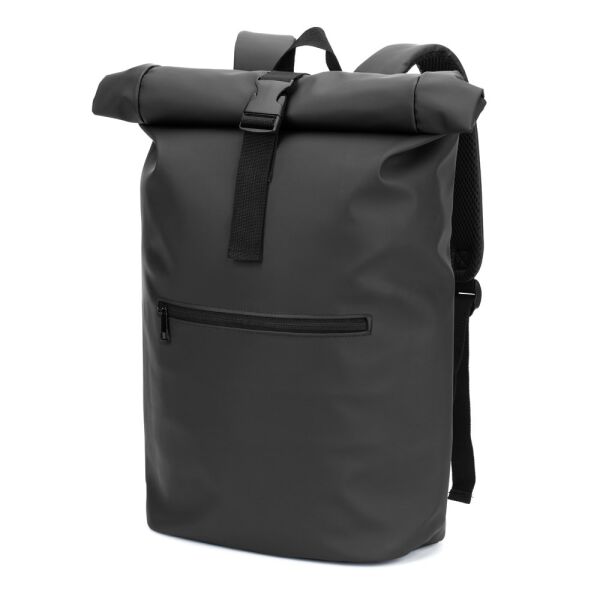 PORTLAND. PU-rugzak met roltop en een 16 PORTLAND. PU-rugzak met roltop en een 16