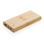 Bamboe 8.000 mAh 5W draadloze powerbank, bruin
