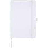 Honua A5 notitieboek van gerecycled papier met gerecyclede PET cover - Wit