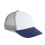 Truckerpet met 5 panelen van canvaskatoen - K-up Gold Label White / Mood Indigo / Frost Grey One Size