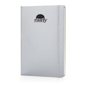 A5 hardcover notitieboek, zilver