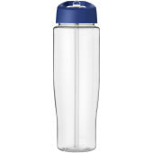H2O Active® Tempo 700 ml sportfles met fliptuitdeksel - Transparent/Blauw