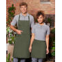 Bib Apron Basic with Pocket - Bordeaux - One Size