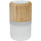 Aurea bamboe Bluetooth®-speaker met licht - Natuur Aurea bamboe Bluetooth®-speaker met licht - Natuur