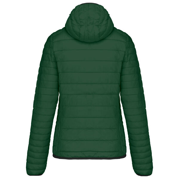Ladies' lightweight hooded padded jacket Forest Green XXL