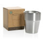 Clark RCS dubbelwandige koffie beker 300ML, zilver