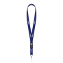 Afneembare polyester lanyard in Pantone-kleur met zeefdruk en J-haak Afneembare polyester lanyard in Pantone-kleur met zeefdruk en J-haak