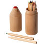 Bossy 12 delige potlodenset - Naturel