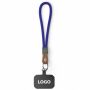 Sleutelhanger & telefoonhouder met koord met leren uiteinde Sleutelhanger & telefoonhouder met koord met leren uiteinde