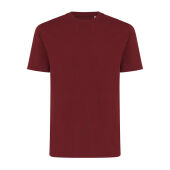 Iqoniq Sierra lichtgewicht gerecycled katoen t-shirt, bordeauxrood (XL)