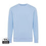 Iqoniq Etosha lichtgewicht gerecycled katoen sweater, sky blue (L)
