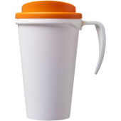 Americano® grande 350 ml geïsoleerde beker - Wit/Oranje