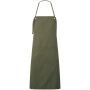 'Artisan's Choice' Double Pocket Canvas Apron, Olive Green, ONE, Premier