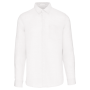 Linnen herenoverhemd White M Linnen herenoverhemd White M