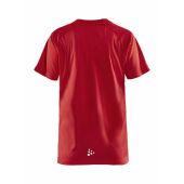 EVOLVE TEE JR BRIGHT RED 122/128