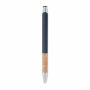 VERIA - Pen van aluminium en kurk - Blauw