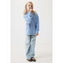 IQONIQ Yengo kids recycled katoen hoodie met steekzakken, sky blue (1112)