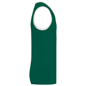 Basketbalshirt voor heren Dark Green / White XL