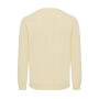 IQONIQ Etosha lichtgewicht gerecycled katoen sweater, cream yellow (XXXL)