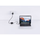 Urban Vitamin San Jose 100W standaard met uittrekbare kabel, zwart